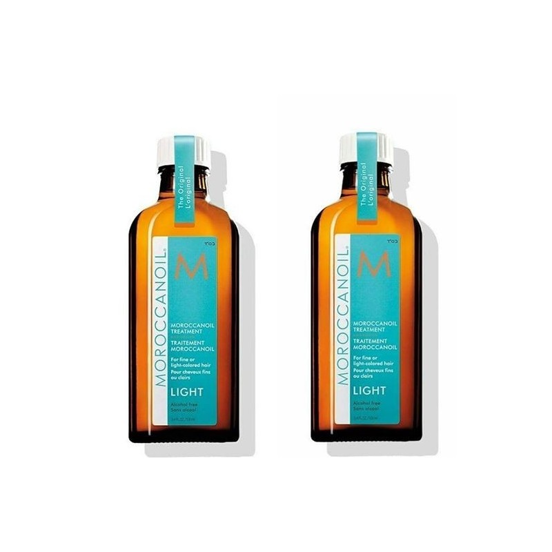 Moroccanoil Light Aceite de Tratamiento Light Pack Ahorro Dúo dos unidades 100 ml c/u