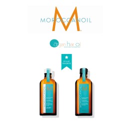 Pack dúo Aceite de Tratamiento Original 100 ml y aceite de tratamiento 100 ml Light Moroccanoil.