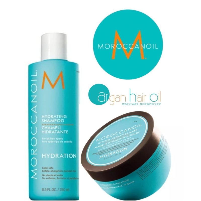 Dúo champú y mascarilla hidratante Moroccanoil